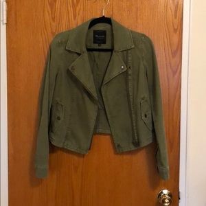 Madewell Olive Cropped Jacket